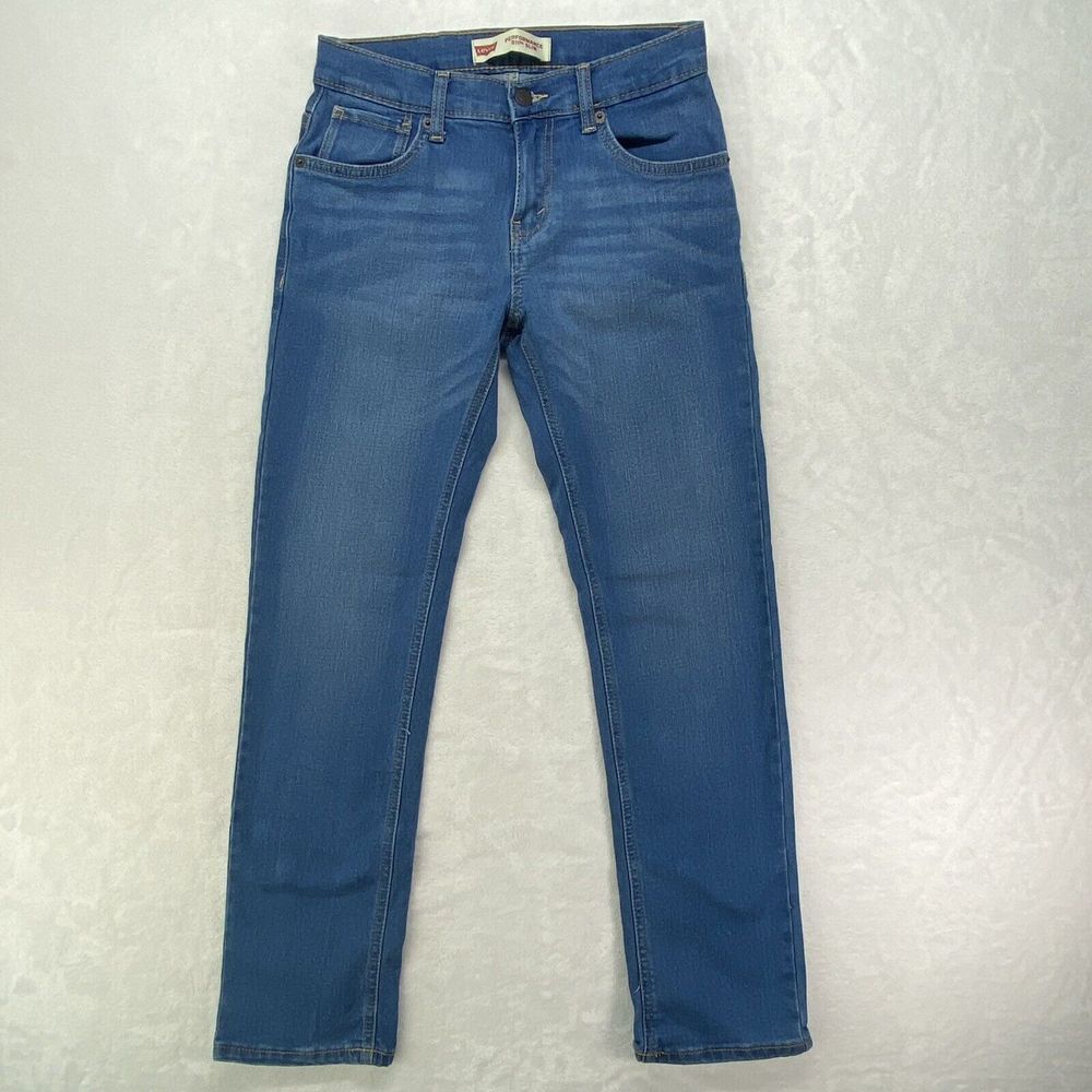 Levis 511‎ TM Slim Youth Size 14 27x29 Regular Stretch Pants Jeans Adjust Waist
